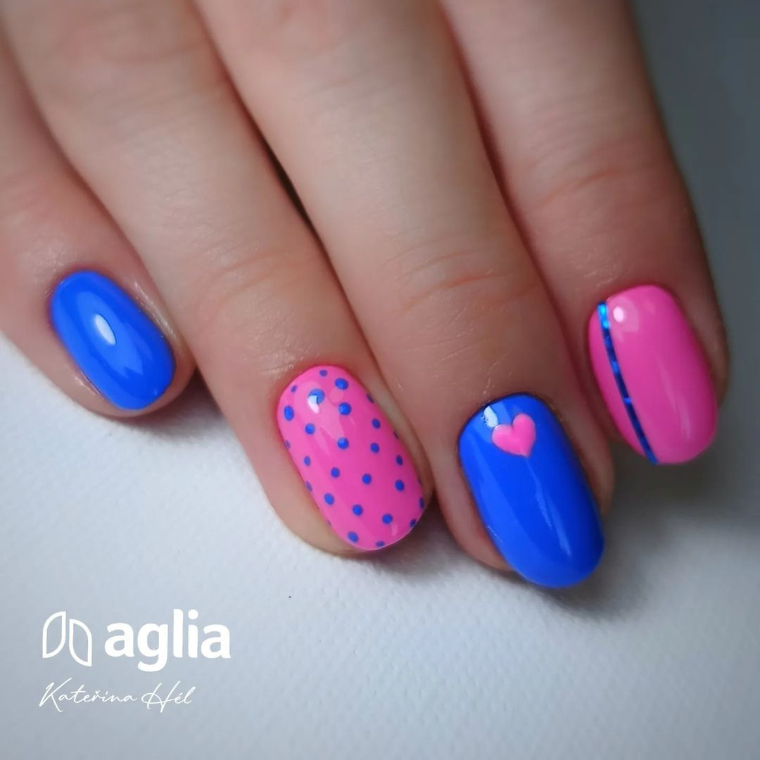 BUBBLEGUM + NEON BLUE